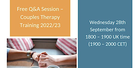 Free Q&A Session – Couples Therapy Training 2022/23