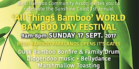 World Bamboo Day - Sunshine Coast  primary image