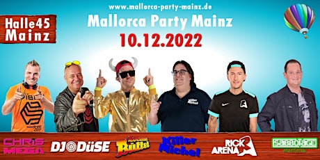 Mallorca Party Mainz - 10.12.2022 - Halle 45 primary image