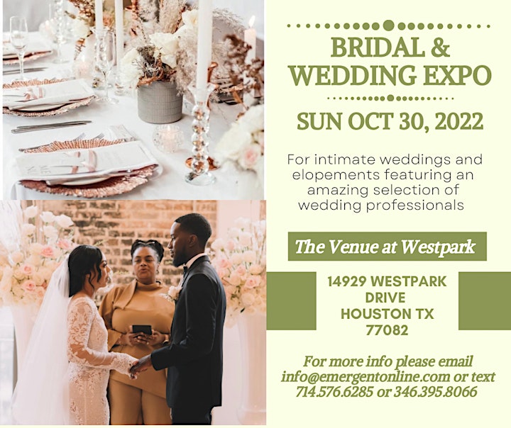 A Bridal and Wedding Expo (For Elopements and Intimate Weddings) image