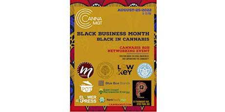 Black in Cannabis Networking and Key Speaker Event at Park 54