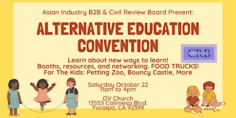 AIB2B & CRB Present An Alternative Education Convention