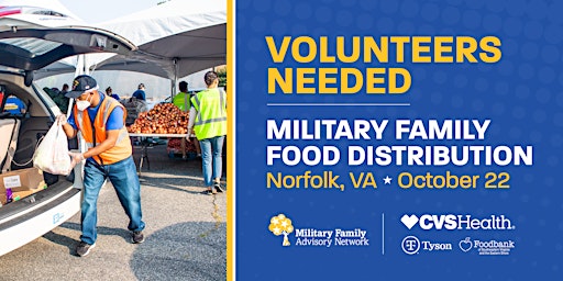 Hampton Roads Military Family Food Distribution Volunteers