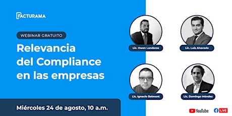 Hauptbild für Webinar Importancia del Compliance en las empresas