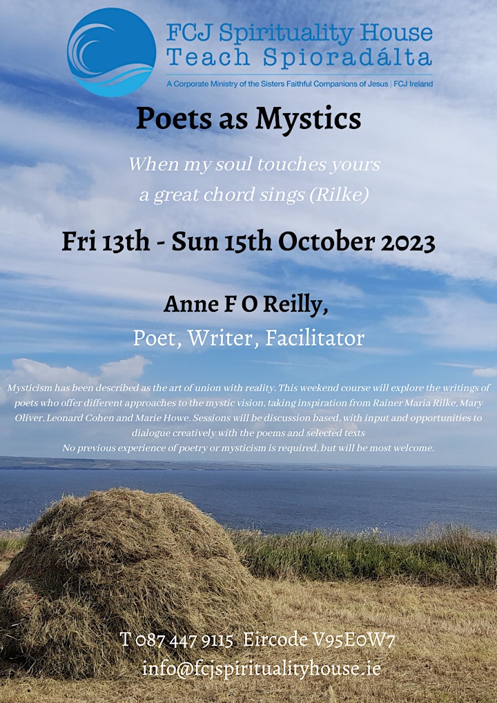Poets as Mystics with Anne F O'Reilly image