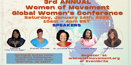 3rd ANNUAL Women of Movement Global Women's Conference 2023