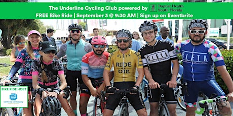 The Underline Cycling Club powered by Baptist Health South Florida: FREE September Ride primary image