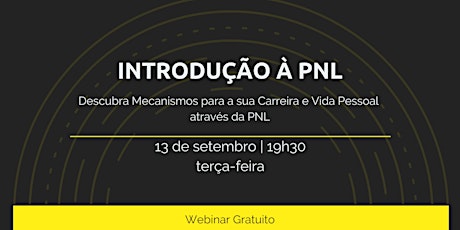 Imagem principal do evento Introdução a PNL - Webinar Gratuito