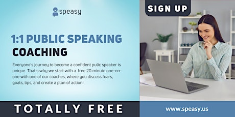 Free 1:1 with Public Speaking Coach