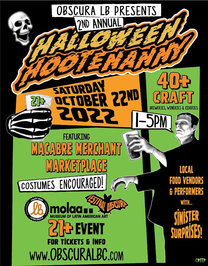 2nd Annual Halloween Hootenanny Craft Beer Festival image