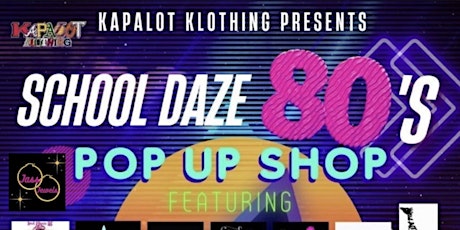 Image principale de Kapalot 80’s pop up shop