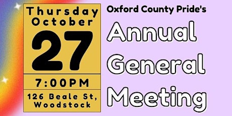 Annual General Membership Meeting