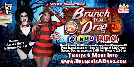 Brunch is a Drag - Halloween BINGO Brunch at Dave & Busters!