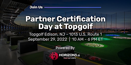 Partner Training for NodeZero Certification at Topgolf in Edison, NJ