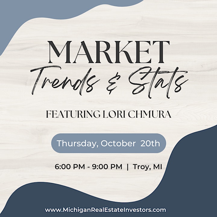 October Monthly Meeting: Market Trends and Stats featuring Lori Chmura image