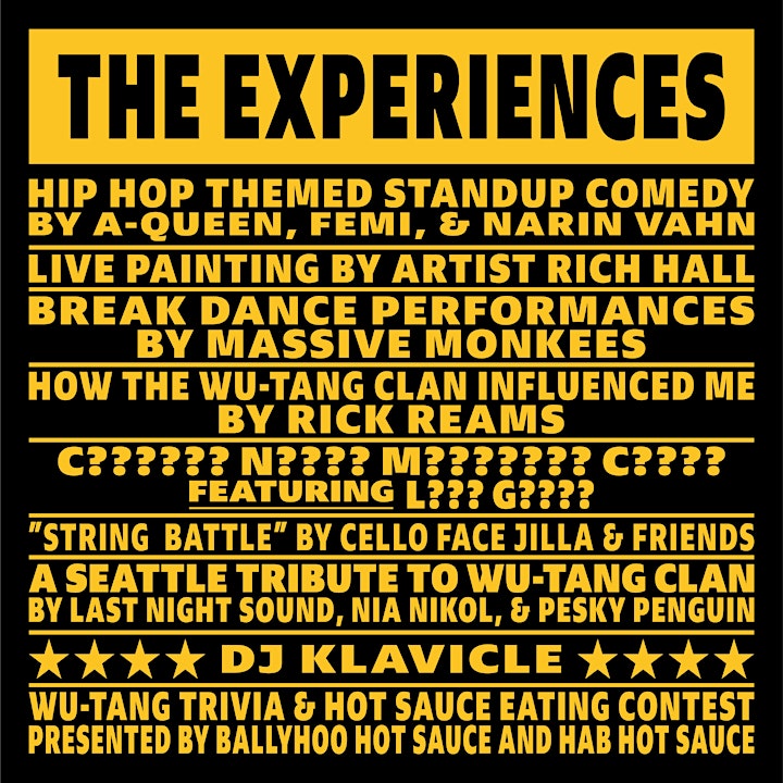 All In Together Now - A 36 course Wu-Tang Clan inspired event. image