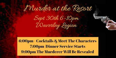 Waverley Dinner Theatre - Murder at the Resort primary image