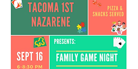 Tacoma Nazarene Church Family Game Night primary image