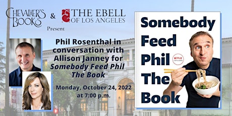 Book Launch! Phil Rosenthal for Somebody Feed Phil: The Book