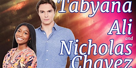 Tabyana Ali & Nicholas Chavez- LIVE on the Zoom Stage-Sunday, November 20!
