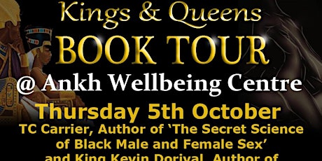 Kings & Queens Book Tour Day 5: Workshop & Lecture @ Ankh Wellbeing Centre primary image