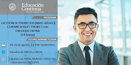 Imagen principal de Curso GESTION DE PROYECTOS CON MICROSOFT PROJECT con enfoque en PMI (24 horas) Nivel básico