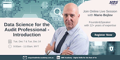 Data Science for the Audit Professional - Introduction  (Malaysia)