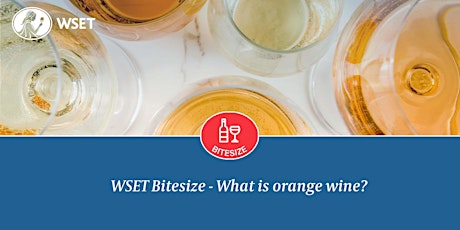 WSET Bitesize - What is orange wine?