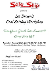 Les Brown's Goal Setting Workshop primary image