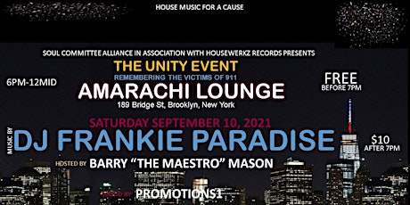 UNITY REMEMBER EVENT DOWNTOWN BROOKLYN  FRANKIE PARADISE