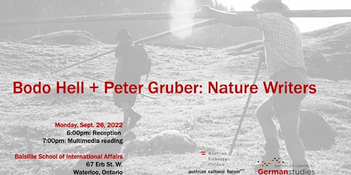 Bodo Hell and  Peter Gruber: Nature Writers