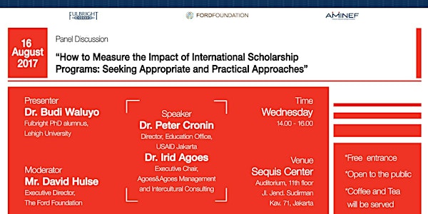 How to Measure the Impact of Int'l Scholarship Programs: Seeking Appropriate & Practical Approaches