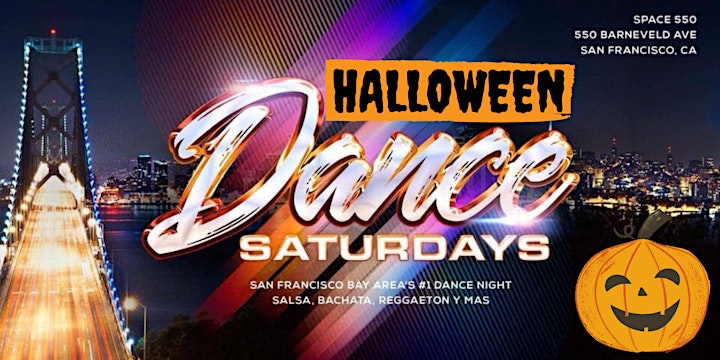 Dance Saturdays Halloween Bash - Bachata, LIVE Salsa, Kiz, Dance Lessons image