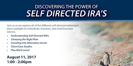 Discovering the Power of Self Directed IRAs primary image