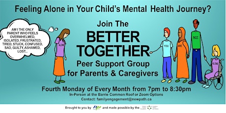 'Better Together'  Peer Support Group for Parents & Caregivers