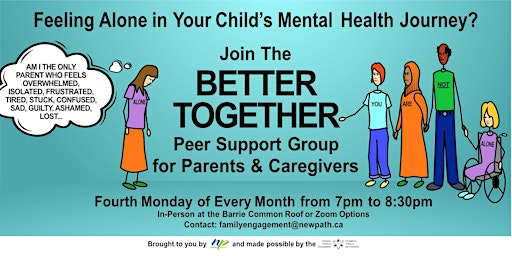 'Better Together'  Peer Support Group for Parents & Caregivers primary image
