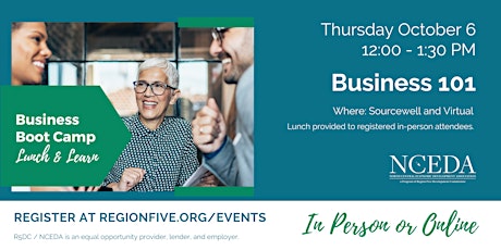 Business Bootcamp Lunch & Learn | Business 101