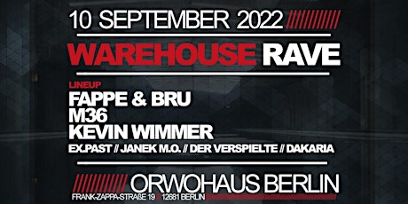 Warehouse Rave / Fappe & Bru