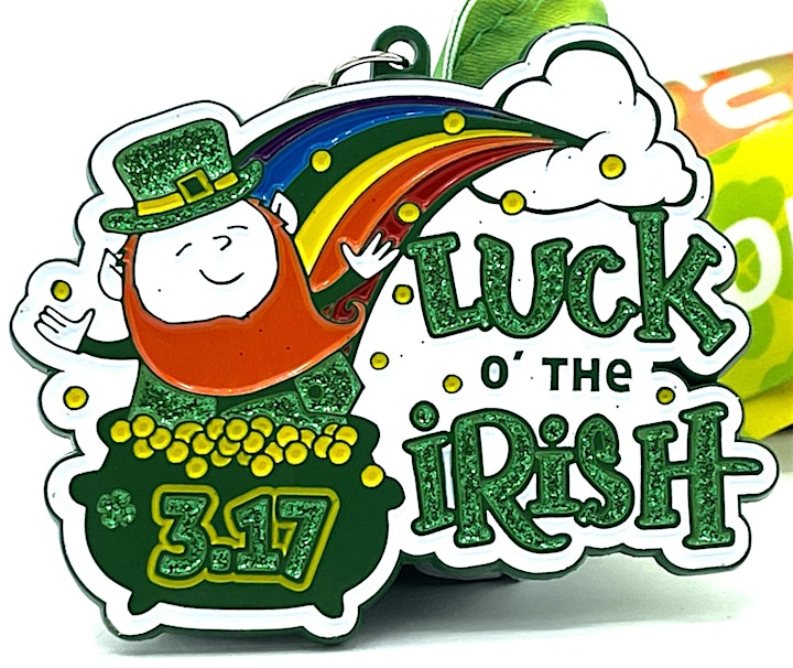 CLEARANCE:  Luck of the Irish 1M 5K 10K 13.1 26.2-Only $9! image