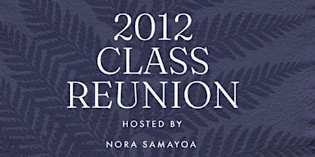 SSHS Class of 2012 reunion