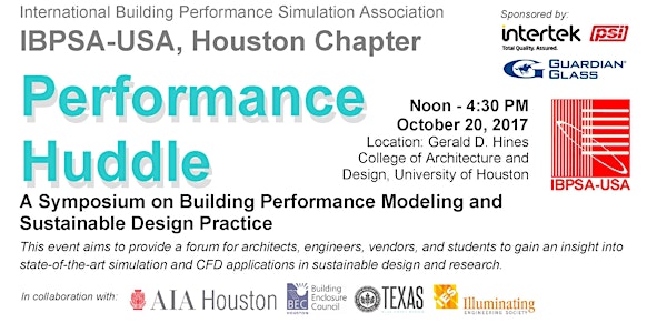 Perfomance Huddle 2017 - organized by IBPSA Houston