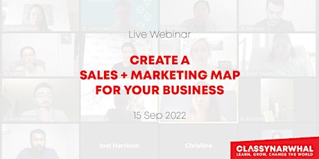 Create a  sales + marketing map for your business primary image