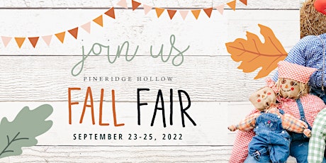 Pineridge Hollow Fall Fair 2022