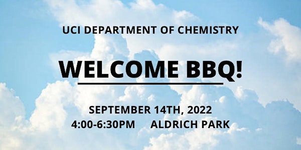 Chemistry Department - Welcome BBQ