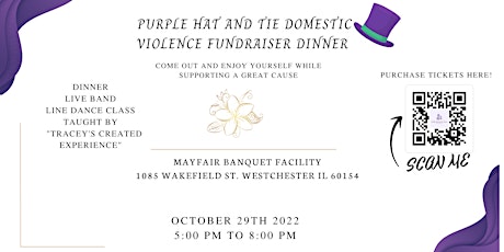 Purple Hat and Tie Dinner Fundraiser