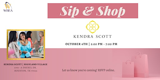 Sip & Shop at Kendra Scott