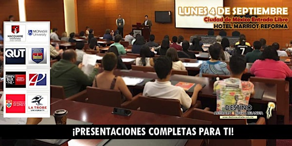 Sesión Especial con Universidades de Australia (5 de Junio 2018 )