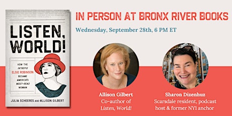 Listen, World! Book Talk with Allison Gilbert and Sharon Dizenhuz