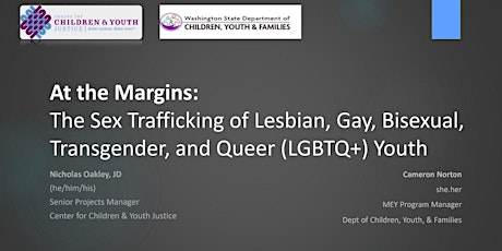 At the Margins: The Sex Trafficking of LGBTQ+ Youth - DCYF
