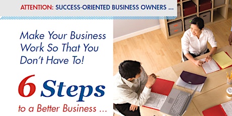 FREE "6 Steps to a Better Business" Seminar with ActionCOACH primary image